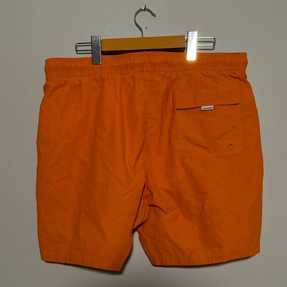 Calvin Klein Orange Swim Shorts Large Swimwear Trunks - Picture 2 of 5